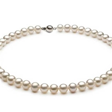 厂家批发7.0-7.5mm高级海水珍珠天然珍珠项链