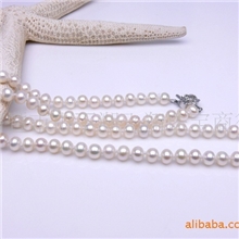 《精品》4.5-5.5MM四面光AA级天然淡水珍珠项链FX1-B05ADZ