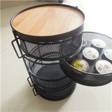 收纳架铁线制品喷漆工艺欢迎来样订做专业生产收纳柜收纳架