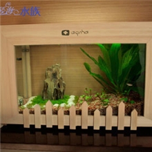 迷你鱼缸、实木水族箱小型鱼缸水族箱北京鱼缸批发原厂直销