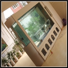 北京神奇负压鱼缸实木热带鱼鱼缸高档观赏鱼缸开放式水族箱