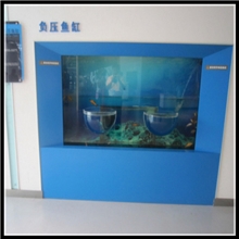 定制免换水亚克力热带鱼鱼缸高档生态嵌入式鱼缸优质中型水族箱