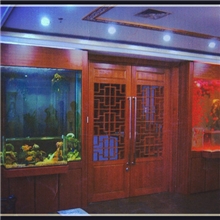 窗户风水鱼缸海水鱼缸热带鱼鱼缸多功能嵌入式鱼缸价格实惠