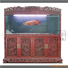 批发供应优质生态艺术鱼缸大型实木水族箱