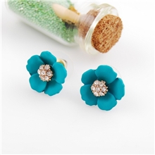 时尚新款耳饰批发义乌韩国时尚饰品精致雏菊小花朵女士耳钉