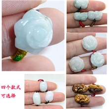 大量天然A料翡翠戒指貔貅玉器格子铺货源应量大价低