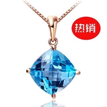 韩版奢侈高档吊坠2年保色玫瑰金饰品厂家直销情人礼物