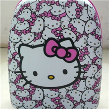 厂家供应卡通粉色hellokittyABS儿童登机拉杆箱