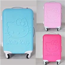 厂家供应质量保证hellokitty20/24寸ABS磨砂拉杆箱旅行箱行李箱