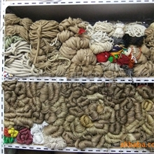 供应手工蜡麻绳吊牌专用蜡麻绳1ＭＭ细黄麻绳