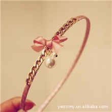 fg018珍珠蝴蝶结发箍发卡批发韩版发饰韩式韩国头箍批发混批