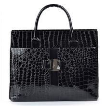 新款石头纹蛇皮纹女包横竖两款复古包包鳄鱼纹单间黑色手提包