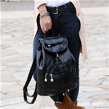 2013新款流行学院风背包时尚抽带双肩包休闲街头学生包旅行潮包包