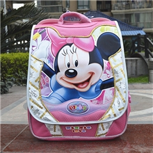 厂家批发2013迪斯尼最新儿童书包学生书包加厚吸汗气垫