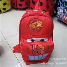 专柜正品！正版汽车总动员书包麦昆儿童背包全新个性儿童书包大号