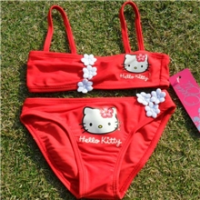 KITTY泳衣儿童比基尼泳衣品牌泳装批发