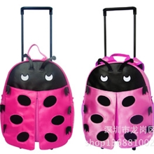 厂家生产直销拉杆双肩甲壳虫学生书包大优惠