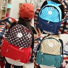 批发韩版儿童书包小学生棉布书包幼儿园宝宝男女潮款旅游双肩背包