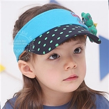 韩国男女儿童帽子潮宝宝帽子小孩防晒遮阳太阳帽可爱空顶帽夏