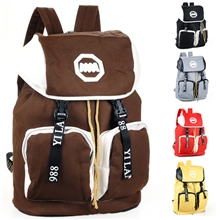 通用款韩版潮男女包时尚双肩帆布包高/中学生书包休闲旅行背包