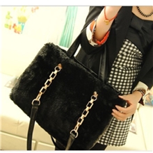 乐道批发冬季新款女包时尚单肩包多用包休闲包毛毛包厂家直销