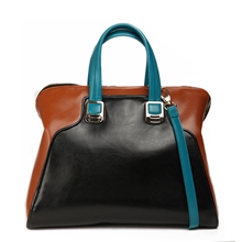 Tmc外贸女包菲闻女孩同款女包欧美大牌潮包简约复古撞色包YL135