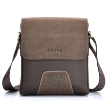 新款简约帆布潮流男包竖款背包韩版休闲斜挎包帆布包AZ019