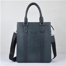 新款高档奢华真皮商务包男士手提包单肩斜挎包半定型男包公务包