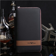 欧美2013新款全头层牛皮手拿包A家真皮手抓包多卡位男士手包