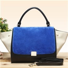 批发欧美大牌女包真皮笑脸蝙蝠包nano系列秋千包复古撞色包