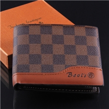 2013新款钱包男士真皮时尚格纹钱包钱夹厂家批发淘宝供货