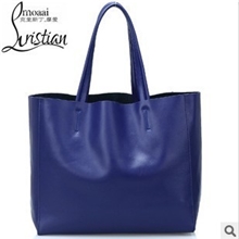 秋冬简时尚高档新品购物袋妈咪带休闲袋真皮女士包包牛皮女包0191