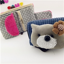 A1018--毛毛熊手机包零钱包批发/多功能必备时尚热销