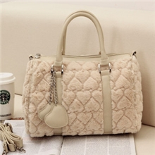 2013秋冬季毛毛包批发新款韩版时尚休闲手提斜跨包皮草仿兔毛女包