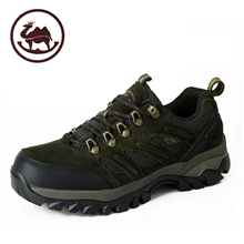 真皮登山鞋反绒牛皮户外运动鞋男鞋女休闲徒步鞋登山男女鞋情侣款