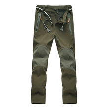 冲锋裤户外登山必备冲锋长裤防水防风型户外长裤加绒男裤15607