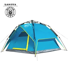 特价厂家直销3-4人自动帐篷户外野营帐篷双层防雨承接OEM