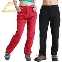 渔民部落户外男女软壳裤秋冬新款抓绒软壳裤保暖防水户外裤