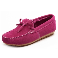 INCOME2013冬季新款女鞋牛反绒皮豆豆底保暖短靴平底棉鞋批发短靴