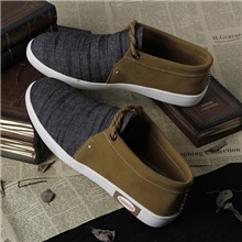13秋冬特价新款磨帆布休闲男鞋韩版时尚板鞋单鞋潮鞋子中帮鞋厂家