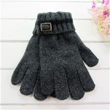 【伙拼】男士平口铜扣男式冬季保暖手套批发针织手套A201爆款热销