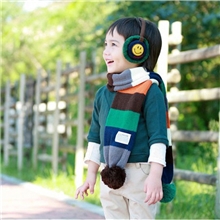 韩国秋冬季新款外贸围巾百变宝宝毛线大牌儿童围巾义乌厂家批发