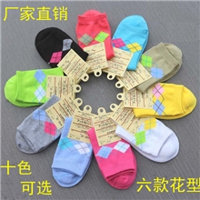 诸暨厂家直销袜子批发春秋冬袜子纯色女袜糖果色中筒袜淘宝赠品