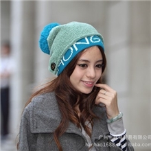 韩版帽子针织帽冬季女帽子毛线帽冬季帽子冬天帽子帽子女3012