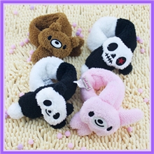 聚乐派冬天可爱毛绒卡通动物保暖围巾宠物围脖宠物围巾服饰