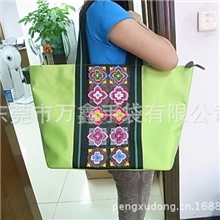 【万鑫手袋】时尚精美印花图案休闲女包/手提包/单肩包专业包具