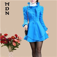 秋冬新款韩版女装外套中长款风衣女韩版修身秋冬外套女士风衣