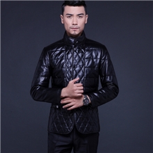 2013秋冬新款海宁真皮皮衣男修身绵羊皮水貂可拆领商务型羽绒服