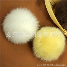 厂家生产批发7CM优质手机包包挂件兔毛球支持外贸内销