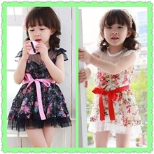 13韩版童连衣裙童碎花裙夏公主连衣裙夏款童裙特价批发